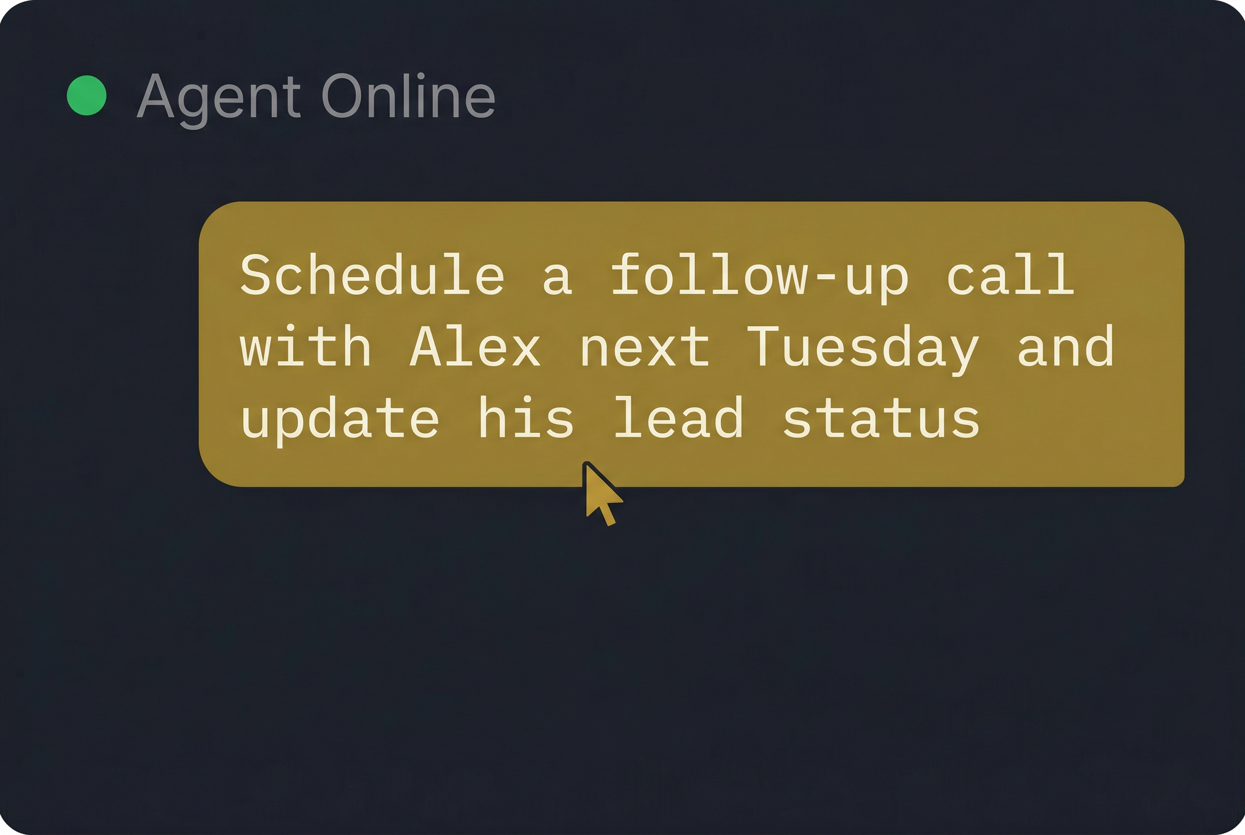 Agent scheduling calls